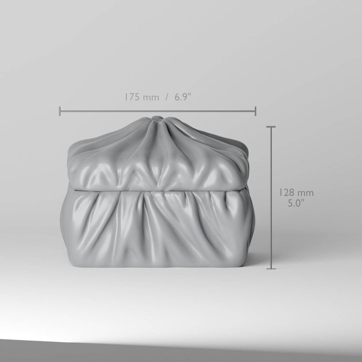 Velvet Fold Box – Draped Fabric Trinket & Jewelry Box - Northern Foundry