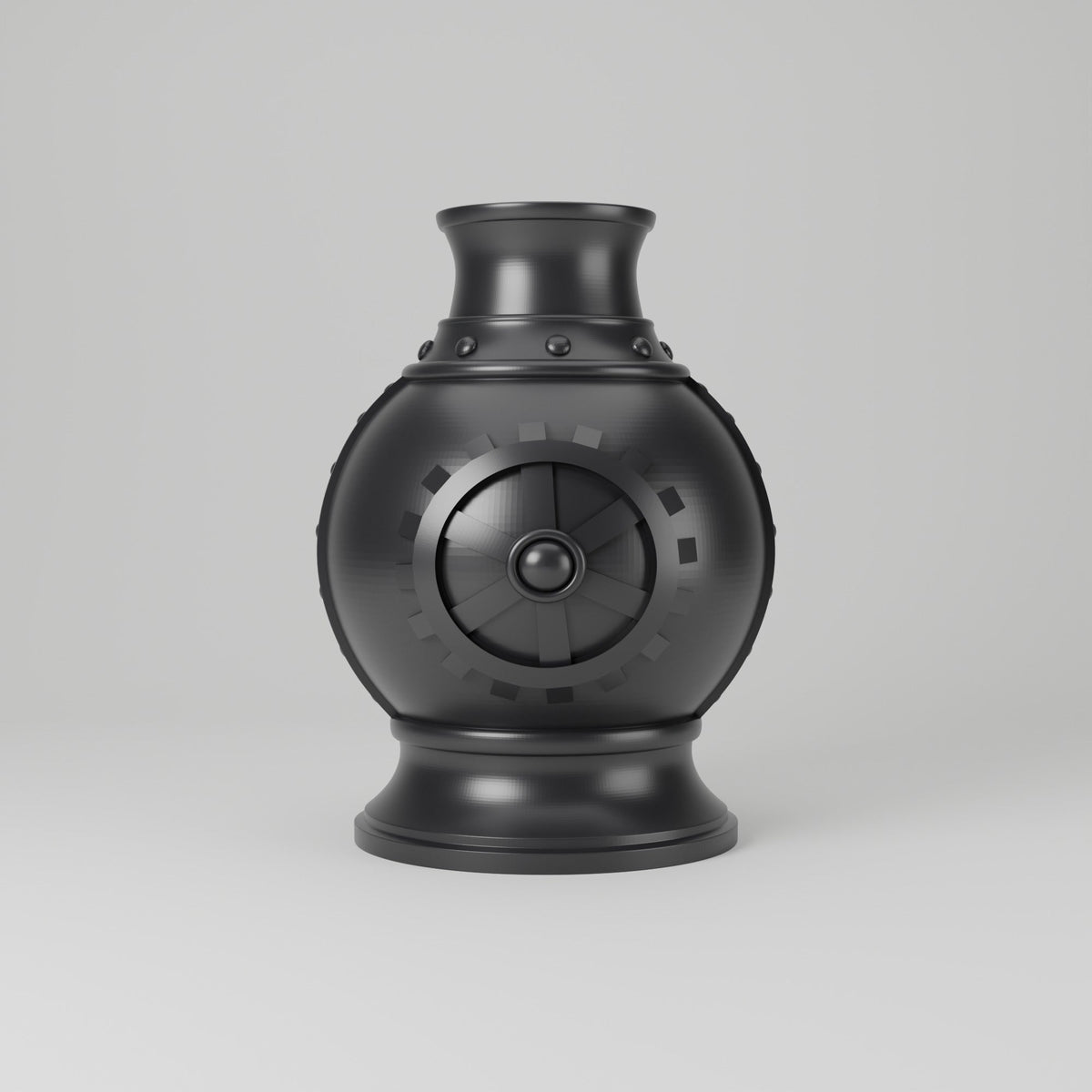 Victorian Whimsy Vase – Steampunk Gear Boiler Flower Vase - Northern Foundry