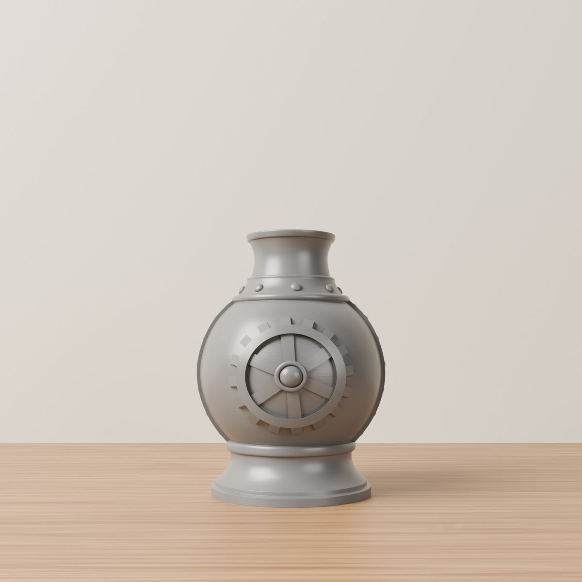 Victorian Whimsy Vase – Steampunk Gear Boiler Flower Vase - Northern Foundry