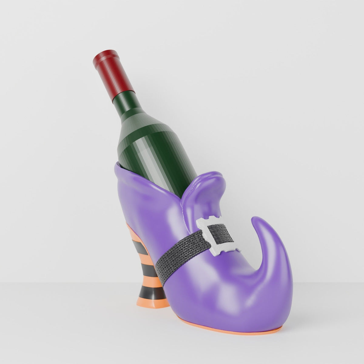 Witch Shoe Wine Bottle Holder – Halloween Wine Rack - Northern Foundry