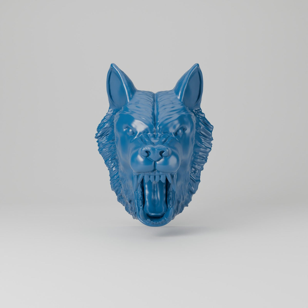 Wolf Head Wall Mount – Snarling Wolf Headset Holder - Northern Foundry