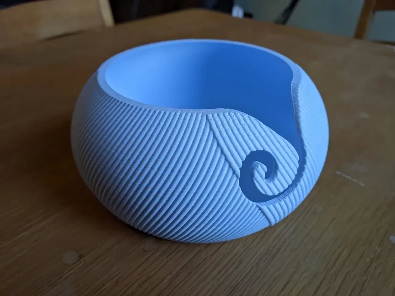 Yarn Bowl with Swirl
